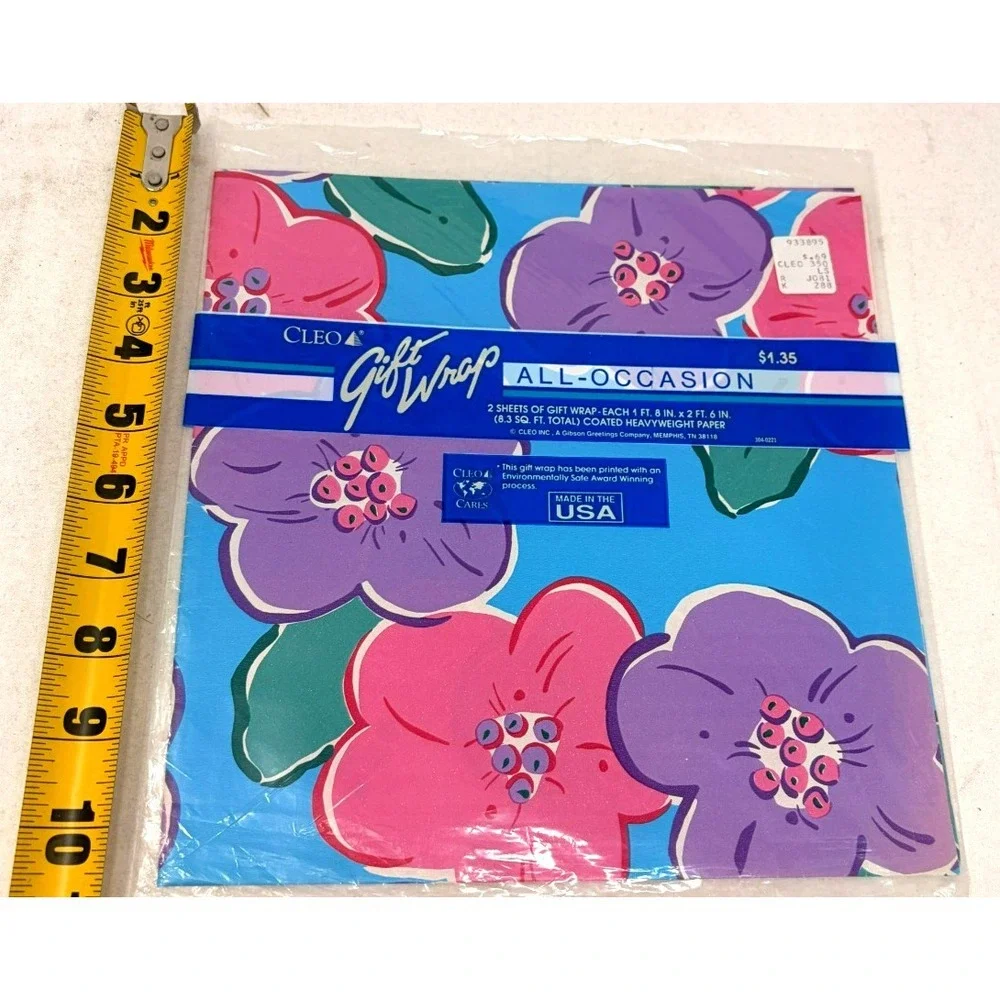 Lot of Vintage New Gift Wrap Tissue Paper Packs Hallmark  Artfaire Mixed